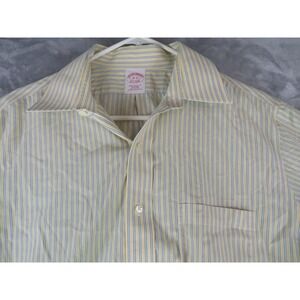 Brooks Brothers Shirt Mens Large 16-33 Stripe Dress‎ Traditional Fit Business